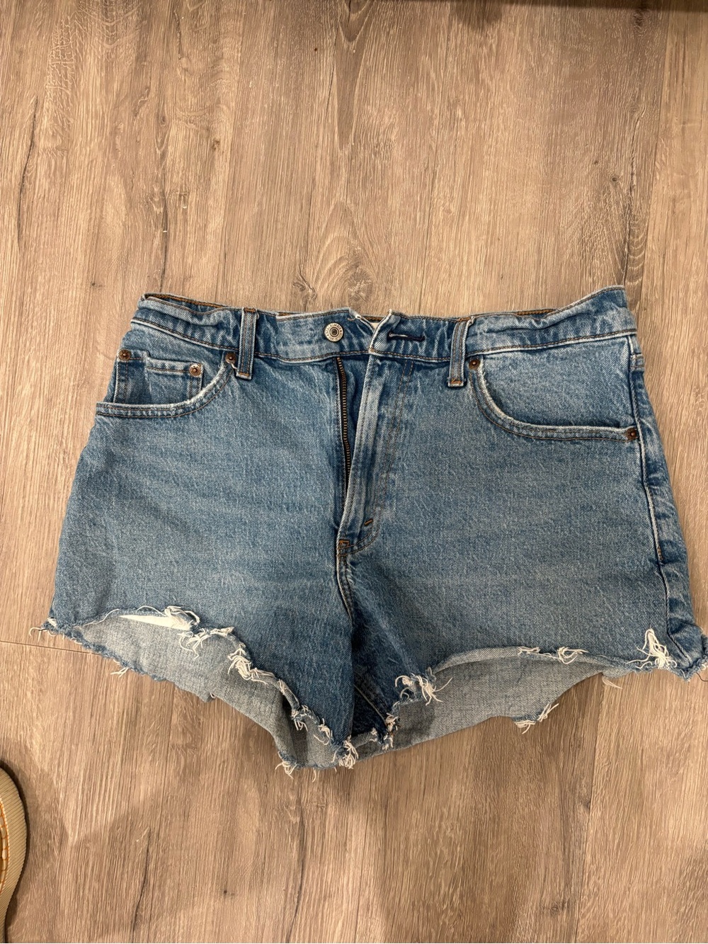 Denim Cutoff Women’s Shorts - Blue